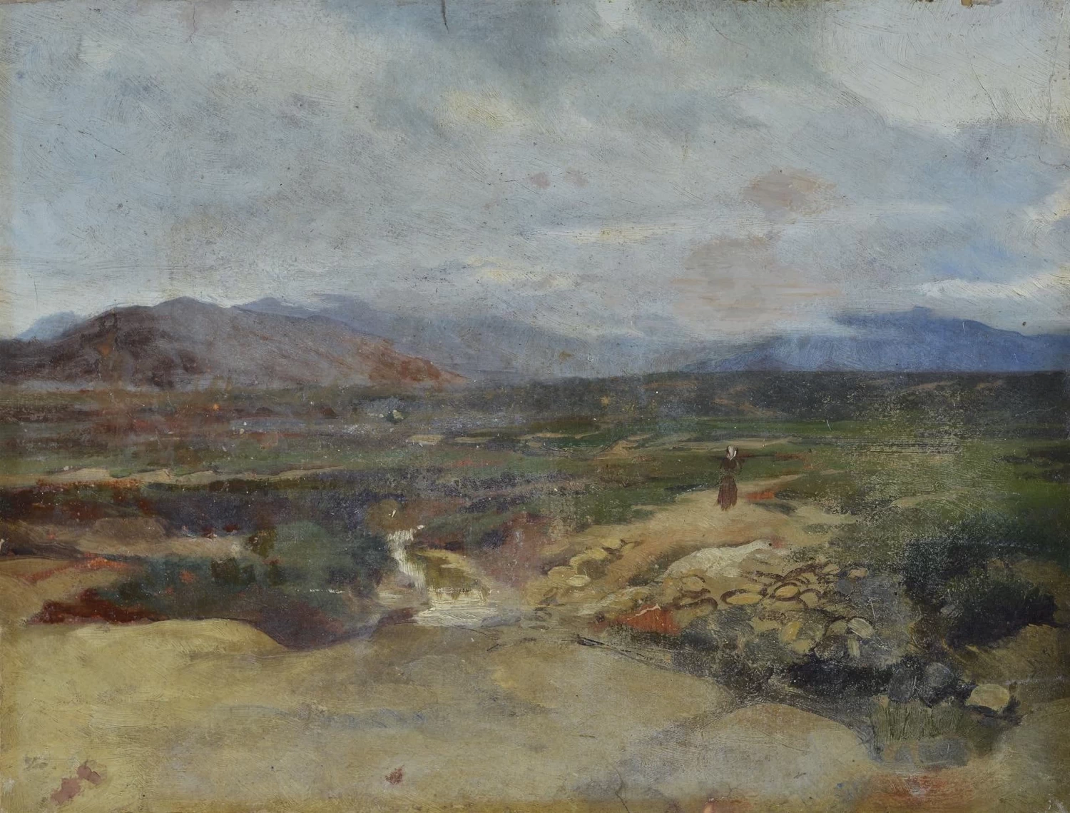 Paesaggio con figura